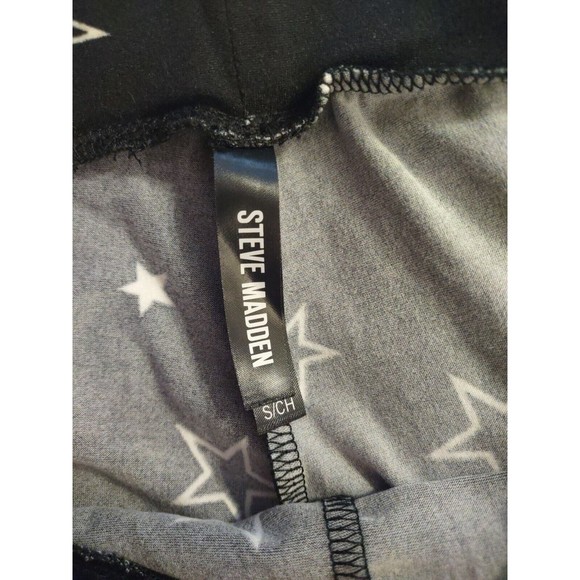 Steve Madden Leggings Size S Black With Stars - Picture 4 of 9